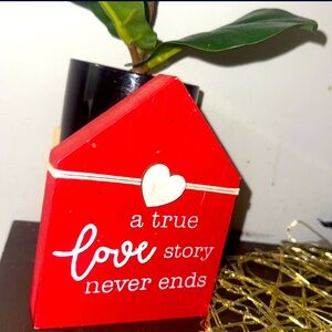 Small Wood Shelf Decor For Her And Him ❤️